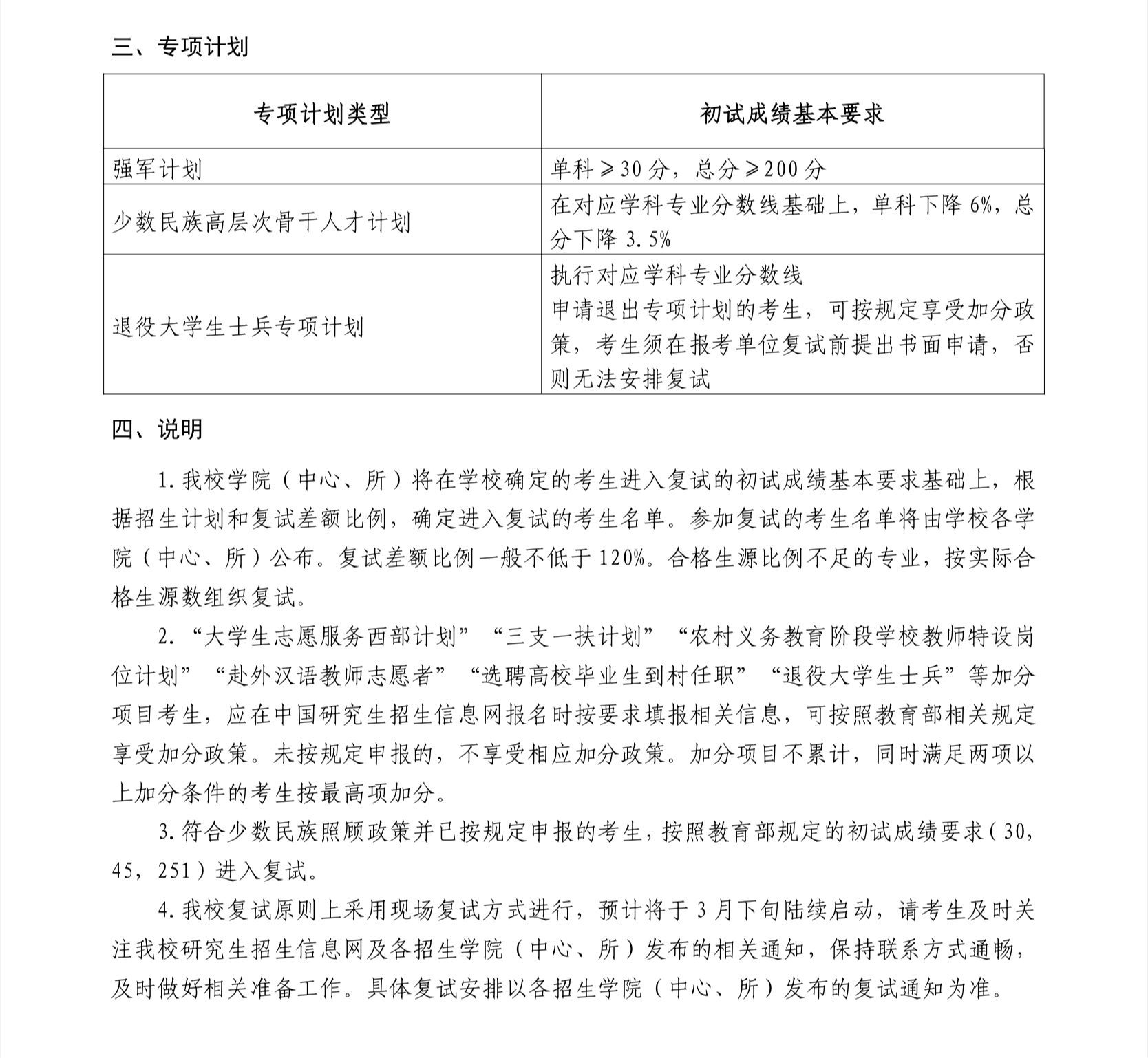 2024考研34所自主劃線院校分數(shù)線：山東大學(xué)2024年碩士研究生招生考試考生進入復(fù)試的初試成績基本要求